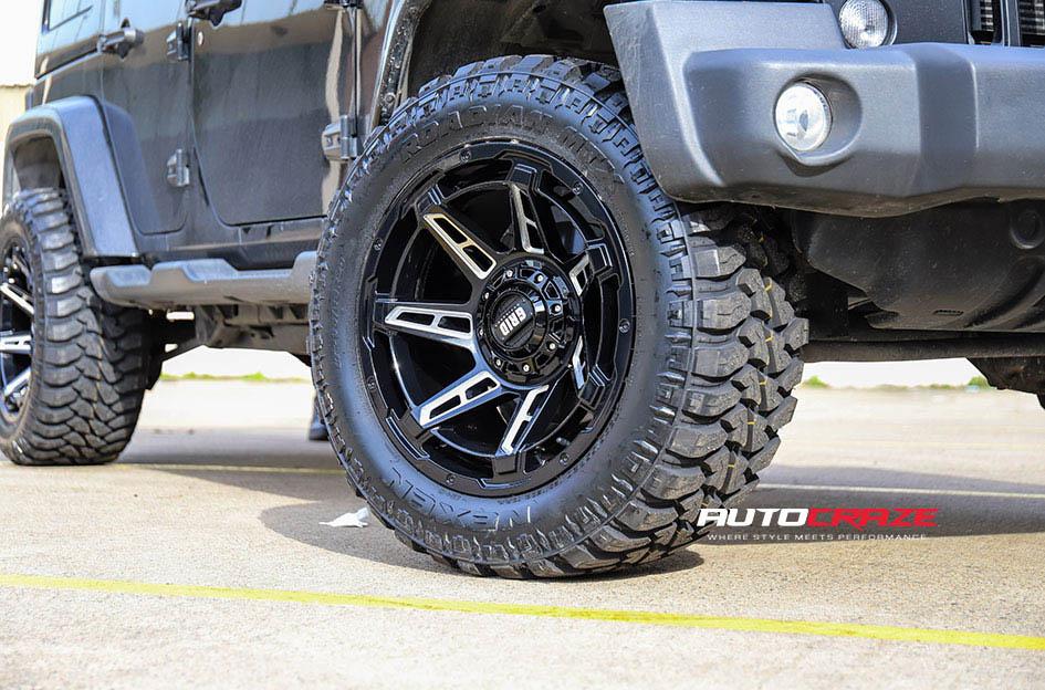 JEEP WRANGLER GD12 GLOSS BLACK MILLED